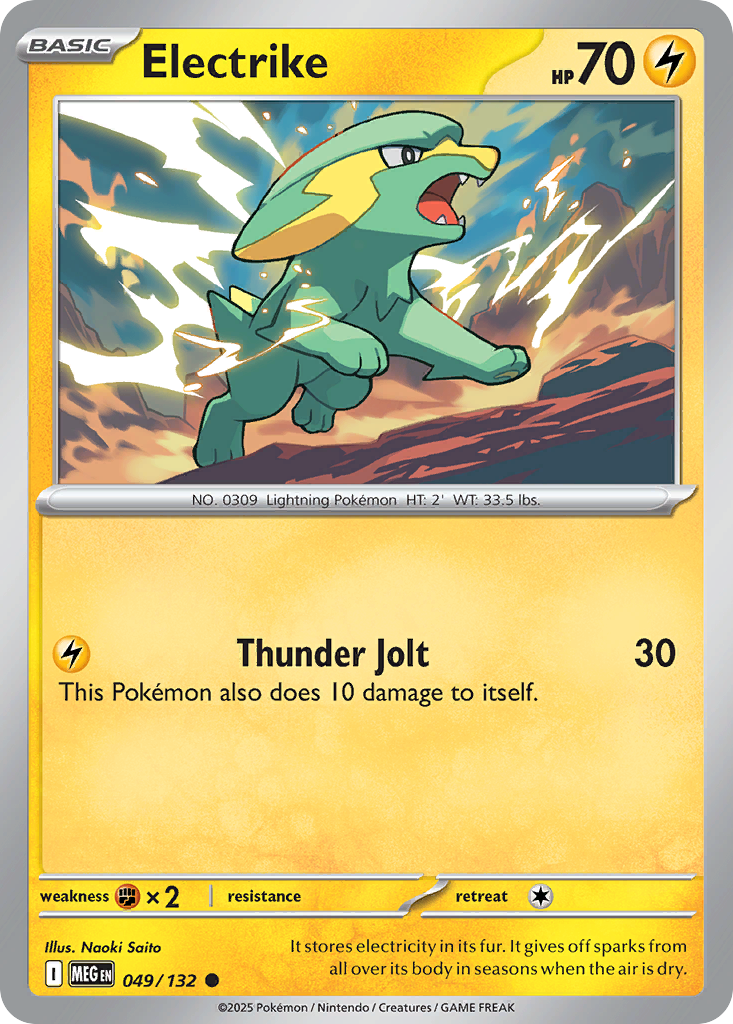 049 Electrike — Mega Evolution — English