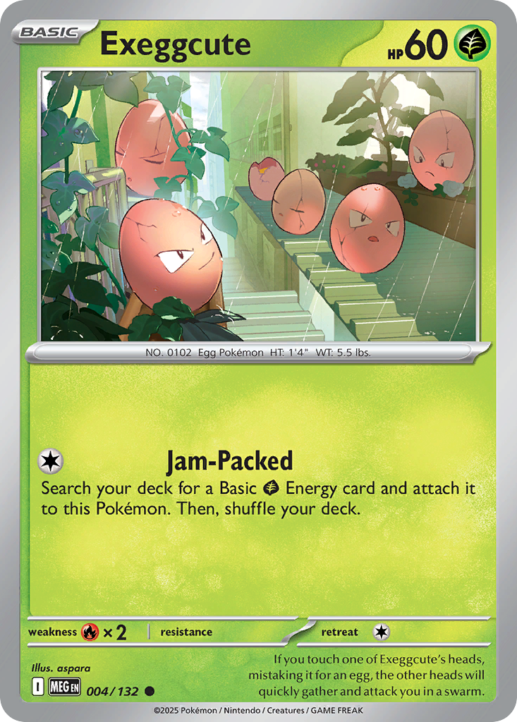 004 Exeggcute — Mega Evolution — English