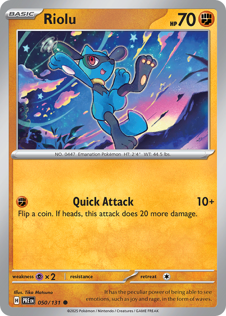 050 Riolu — Prismatic Evolutions — English