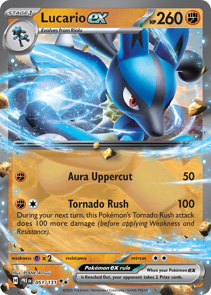 051 Lucario ex — Prismatic Evolutions — English