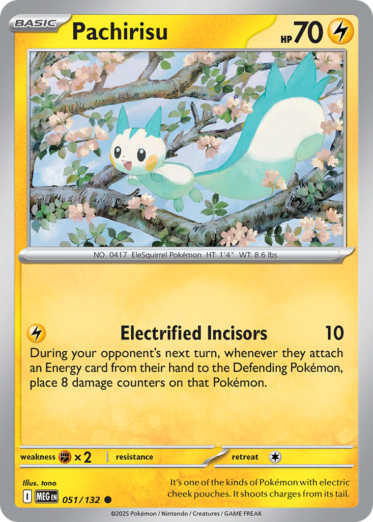 051 Pachirisu — Mega Evolution — English