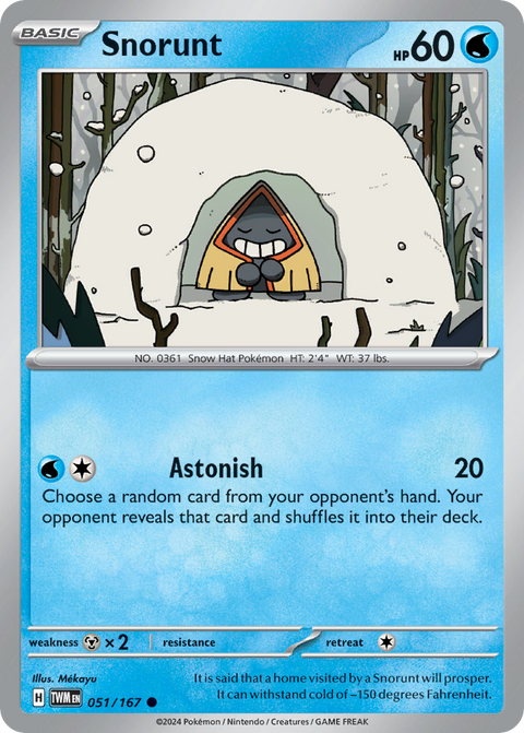051 Snorunt — Twilight Masquerade — English