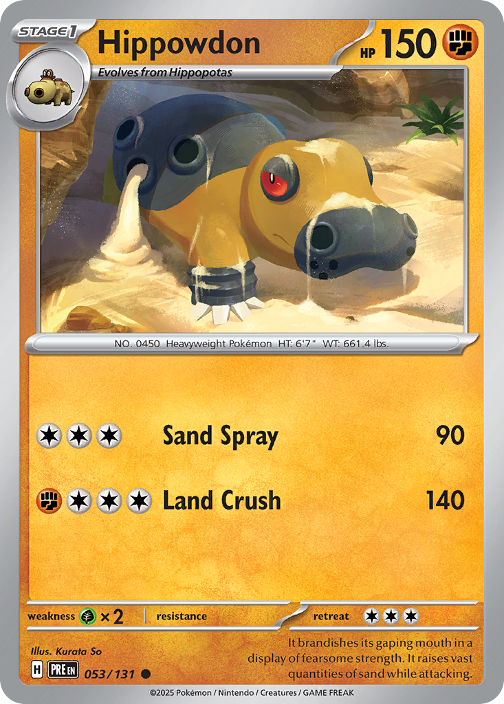 053 Hippowdon — Prismatic Evolutions — English