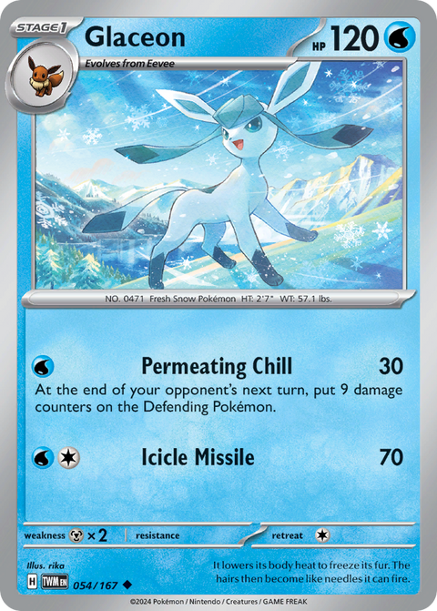054 Glaceon — Twilight Masquerade — English