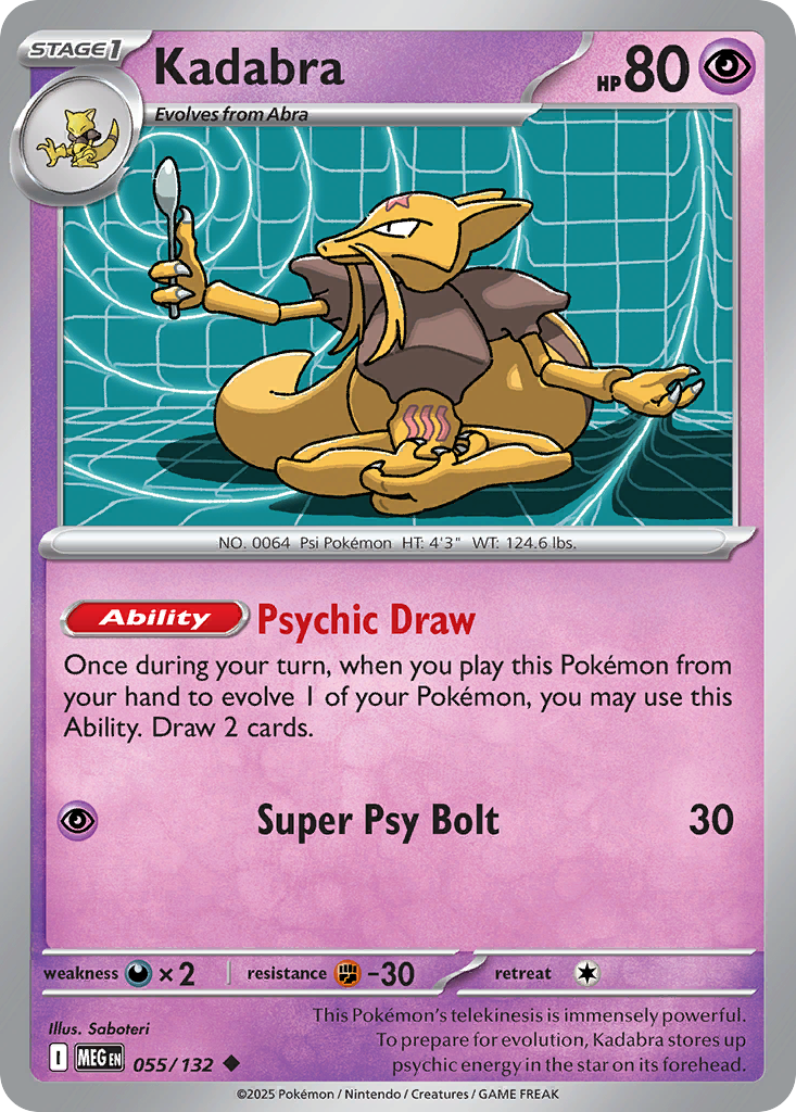 055 Kadabra — Mega Evolution — English