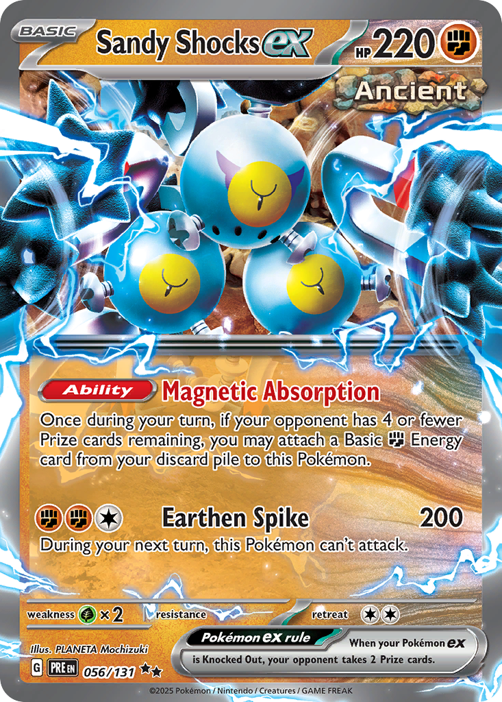 056 Sandy Shocks ex — Prismatic Evolutions — English