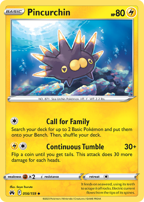 056 Pincurchin — Crown Zenith — English