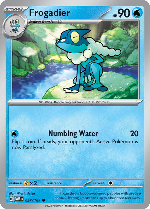 057 Frogadier — Twilight Masquerade — English