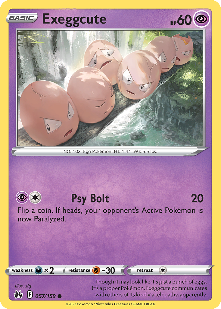 057 Exeggcute — Crown Zenith — English