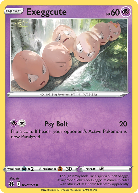 057 Exeggcute — Crown Zenith — English