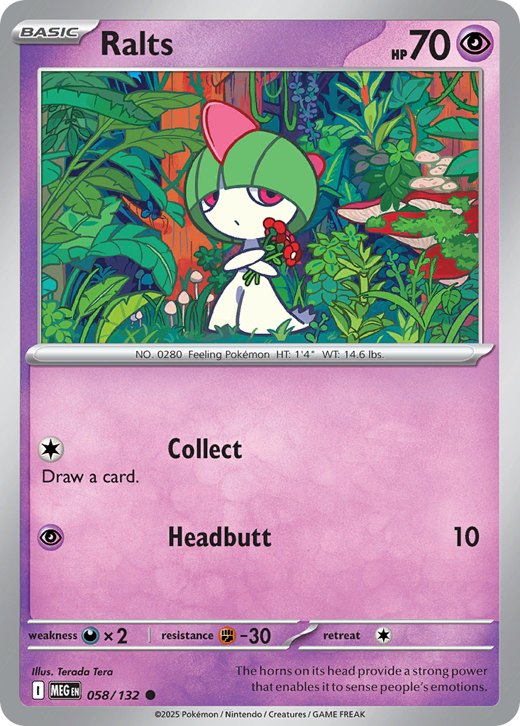 058 Ralts — Mega Evolution — English