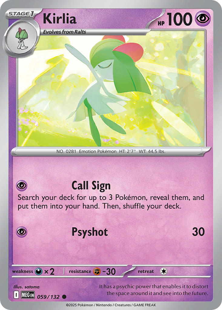 059 Kirlia — Mega Evolution — English