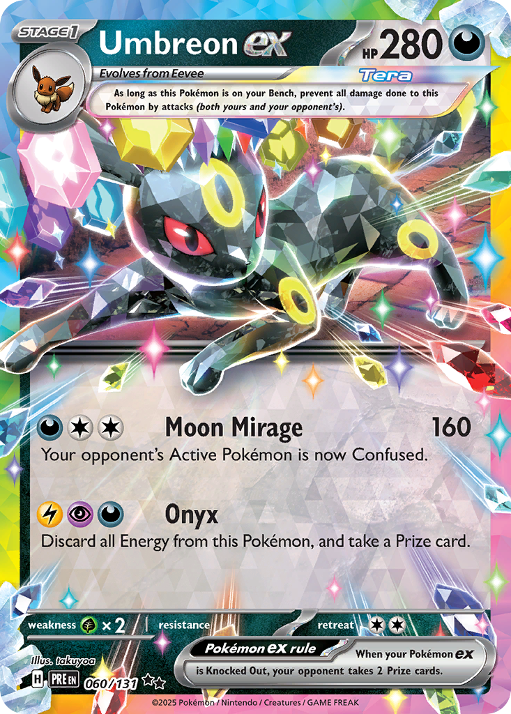 060 Umbreon ex — Prismatic Evolutions — English