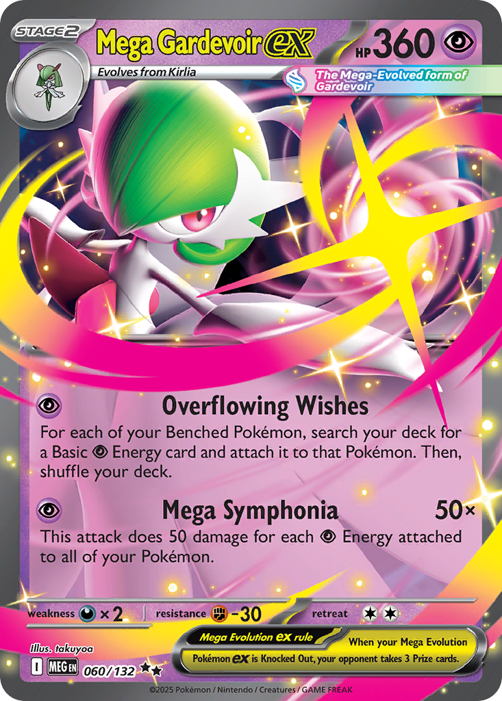 060 Mega Gardevoir ex — Mega Evolution — English