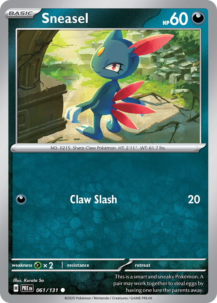 061 Sneasel — Prismatic Evolutions — English