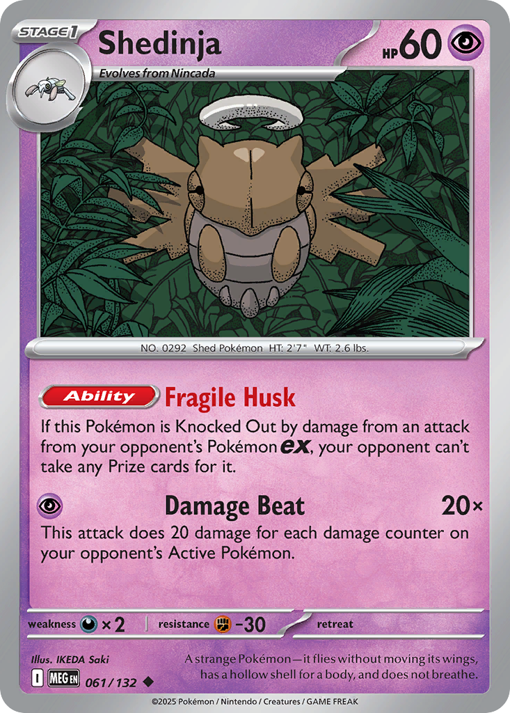 061 Shedinja — Mega Evolution — English