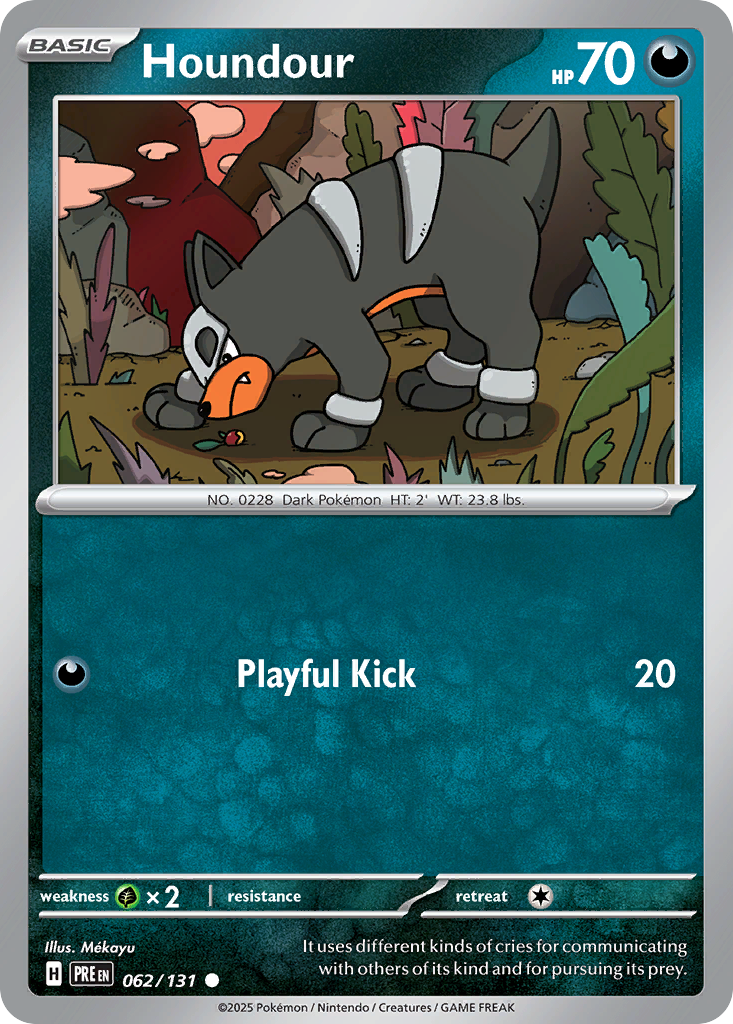 062 Houndour — Prismatic Evolutions — English