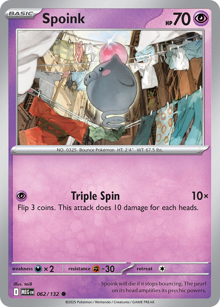 062 Spoink — Mega Evolution — English