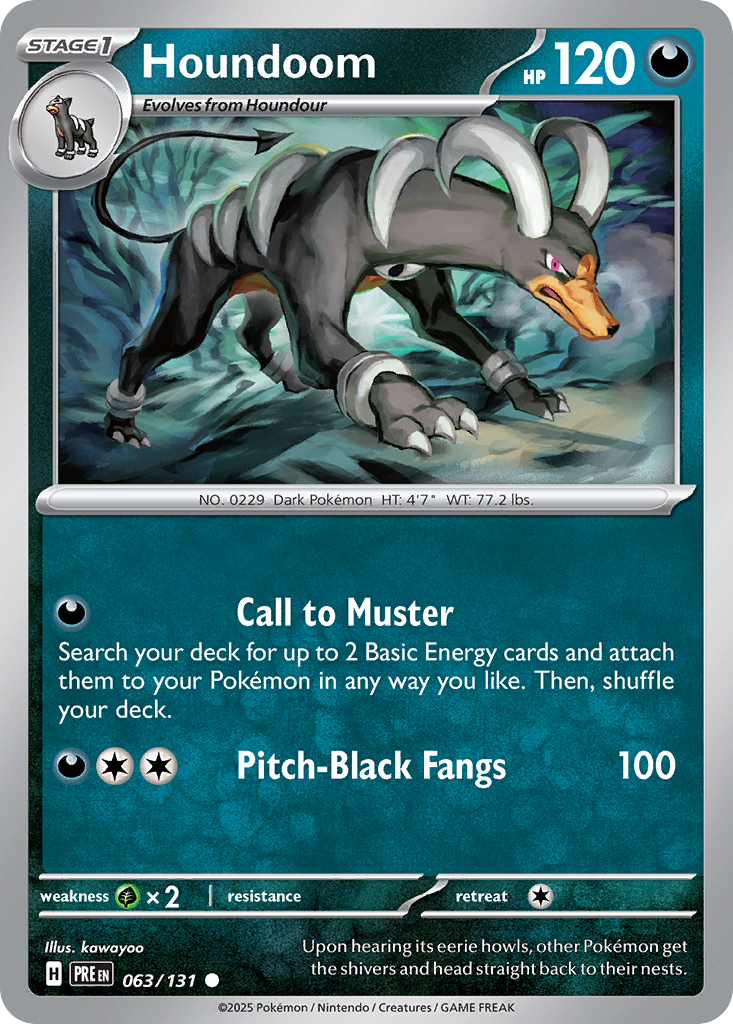063 Houndoom — Prismatic Evolutions — English
