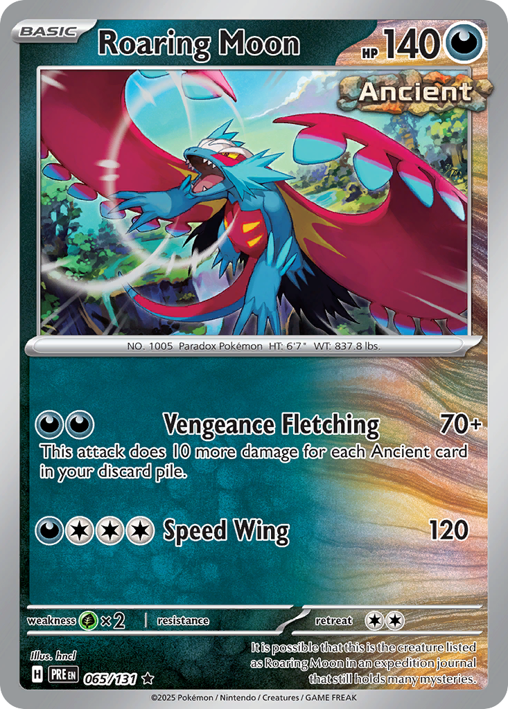 065 Roaring Moon — Prismatic Evolutions — English