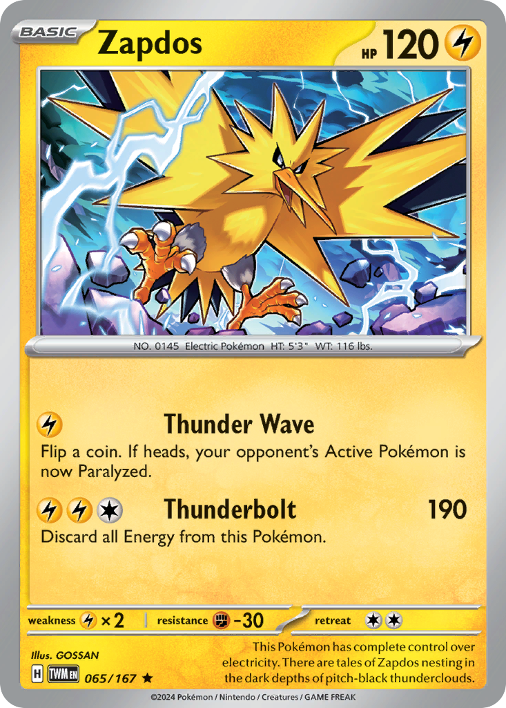 065 Zapdos — Twilight Masquerade — English