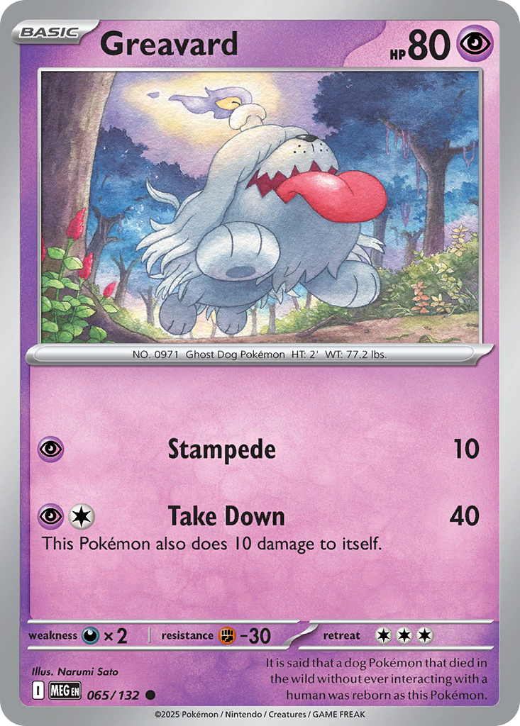 065 Greavard — Mega Evolution — English