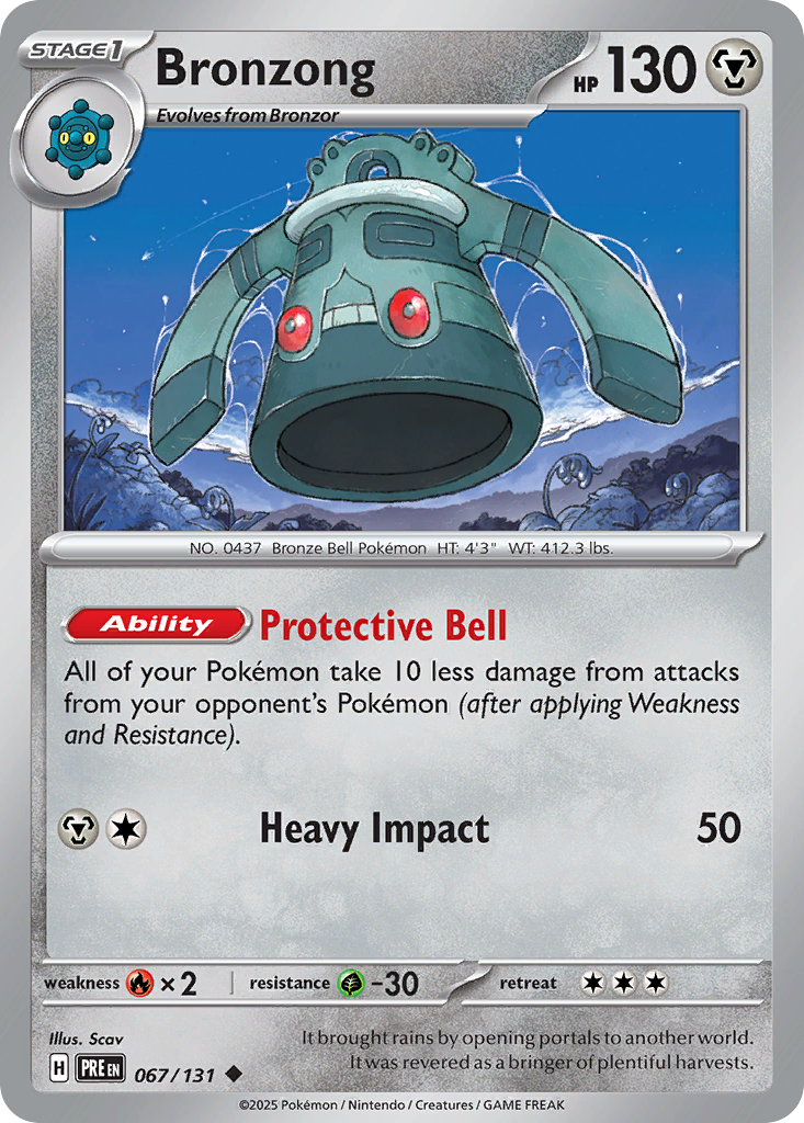 067 Bronzong — Prismatic Evolutions — English