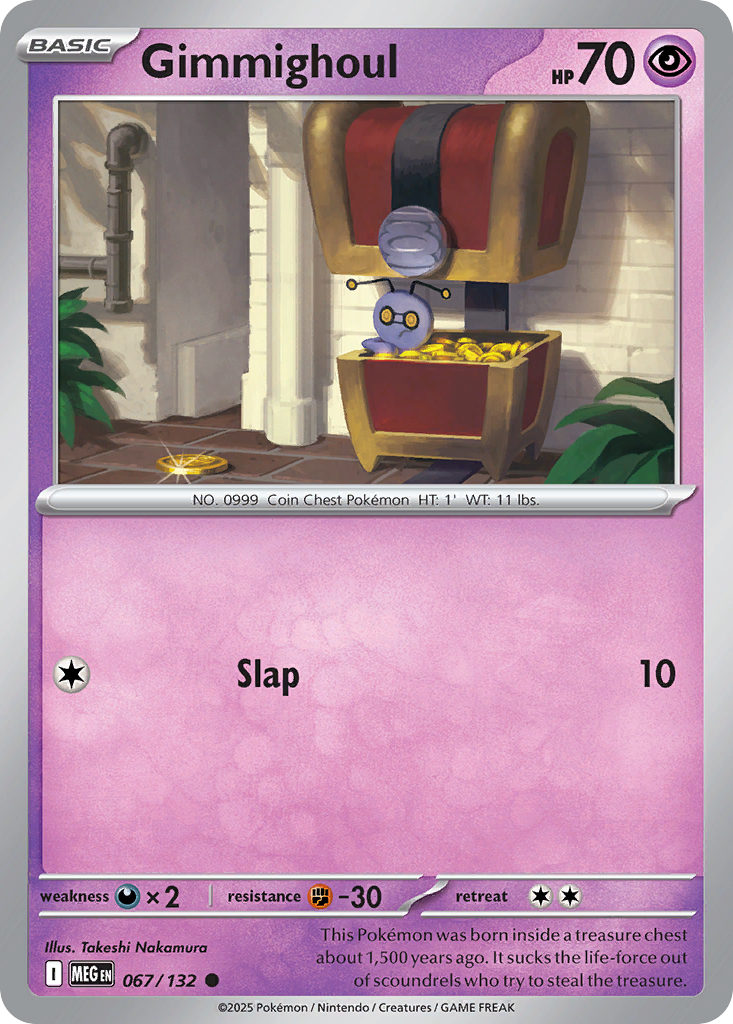 067 Gimmighoul — Mega Evolution — English