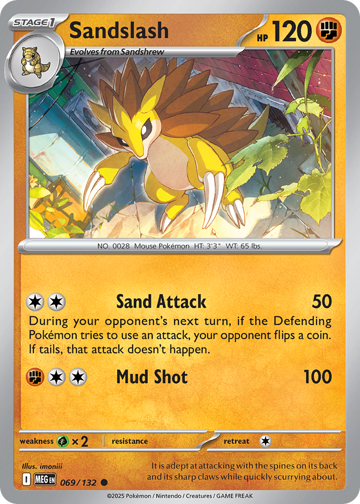 069 Sandslash — Mega Evolution — English