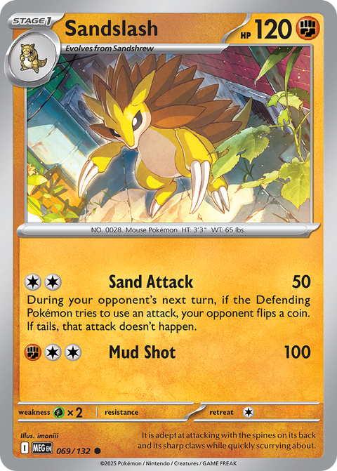 069 Sandslash — Mega Evolution — English