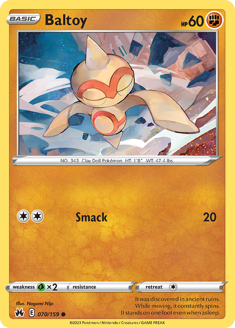 070 Baltoy — Crown Zenith — English