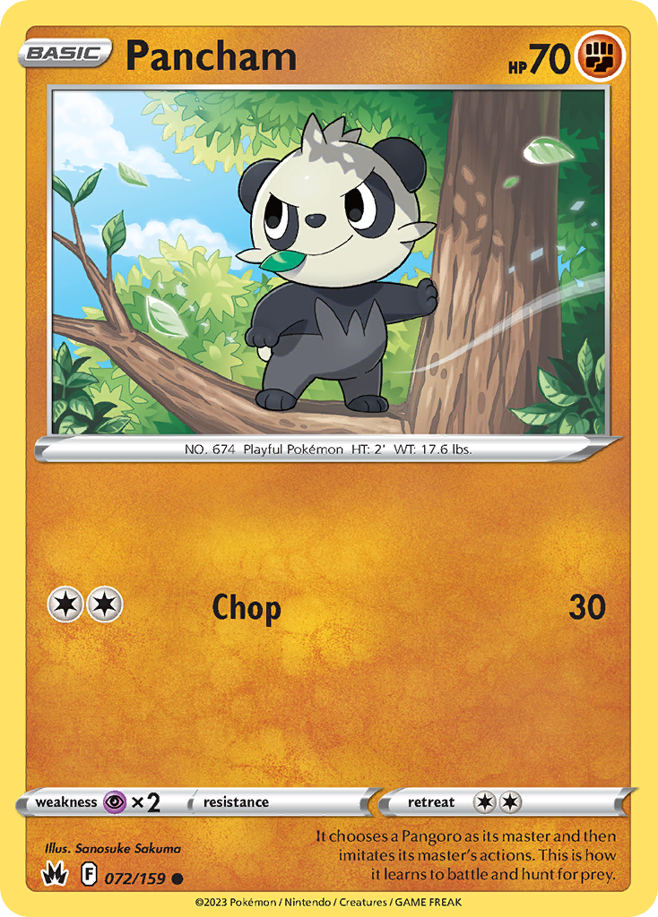 072 Pancham — Crown Zenith — English