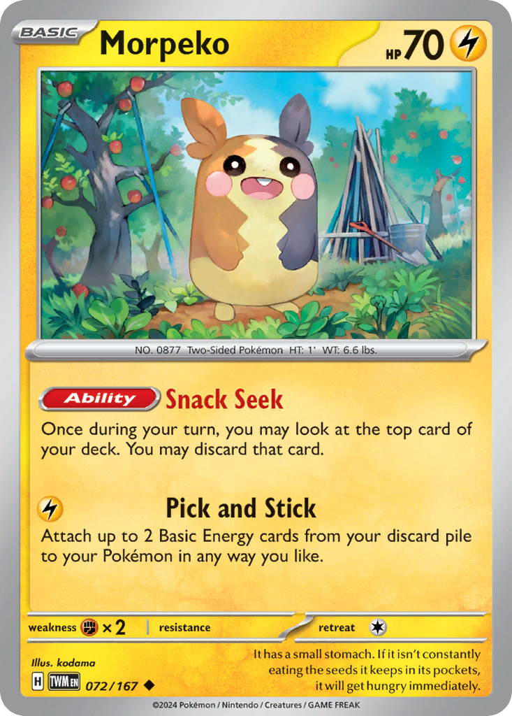 072 Morpeko — Twilight Masquerade — English