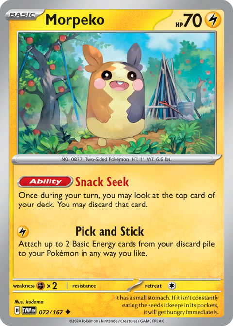 072 Morpeko — Twilight Masquerade — English