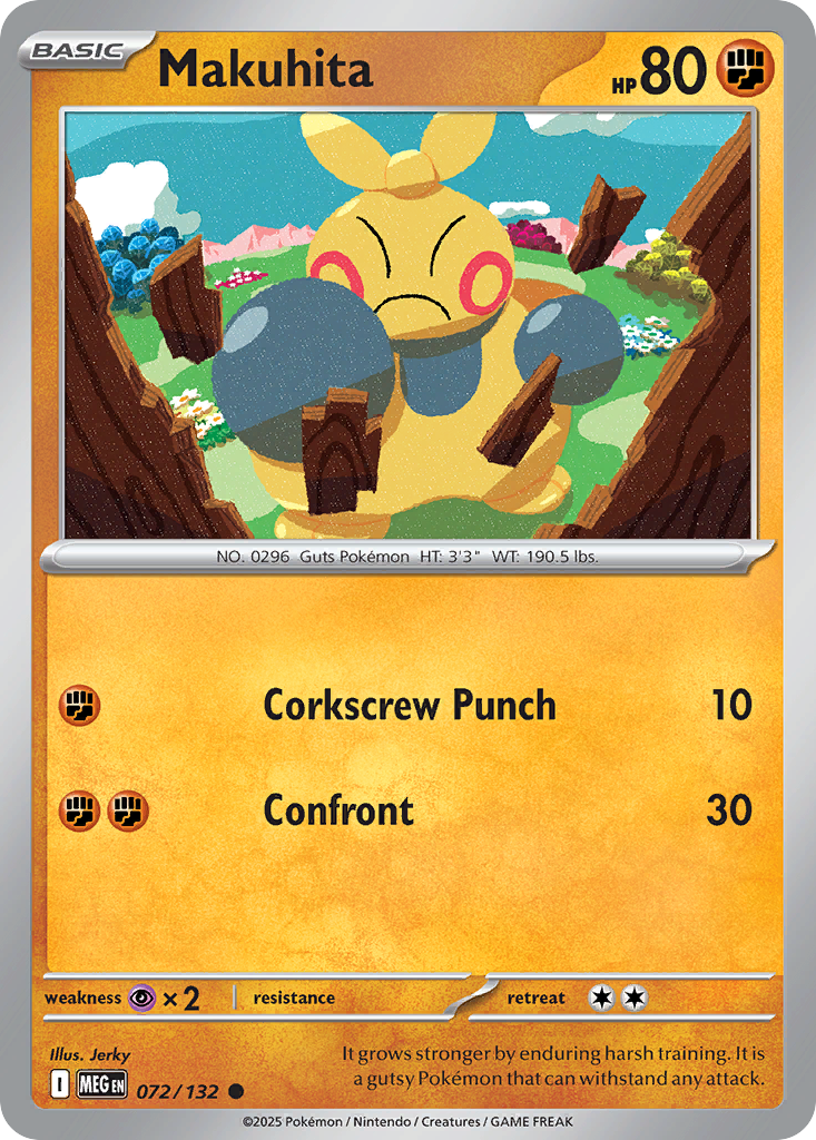 072 Makuhita — Mega Evolution — English