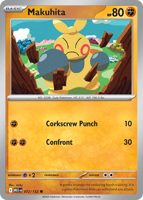 072 Makuhita — Mega Evolution — English
