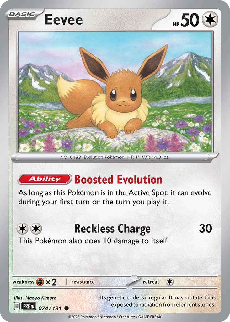 074 Eevee — Prismatic Evolutions — English