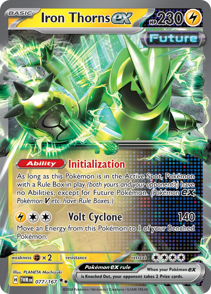 077 Iron Thorns ex — Twilight Masquerade — English