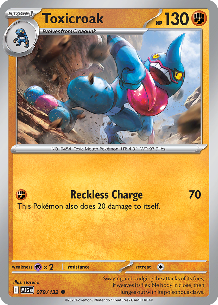 079 Toxicroak — Mega Evolution — English