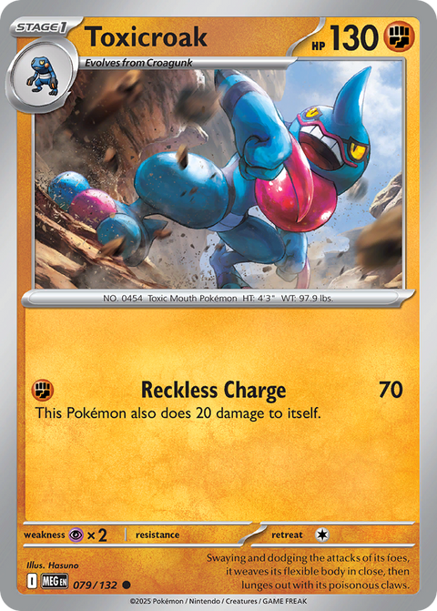 079 Toxicroak — Mega Evolution — English