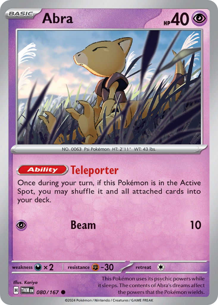 080 Abra — Twilight Masquerade — English