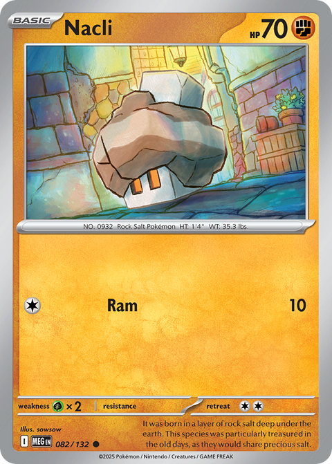 082 Nacli — Mega Evolution — English