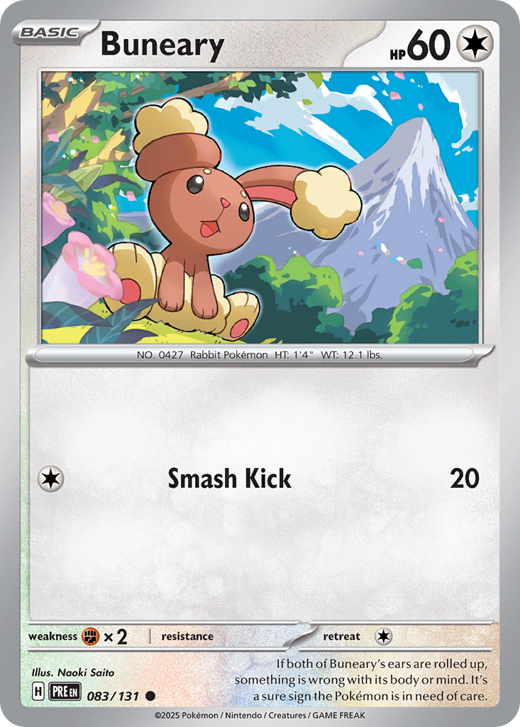 083 Buneary — Prismatic Evolutions — English