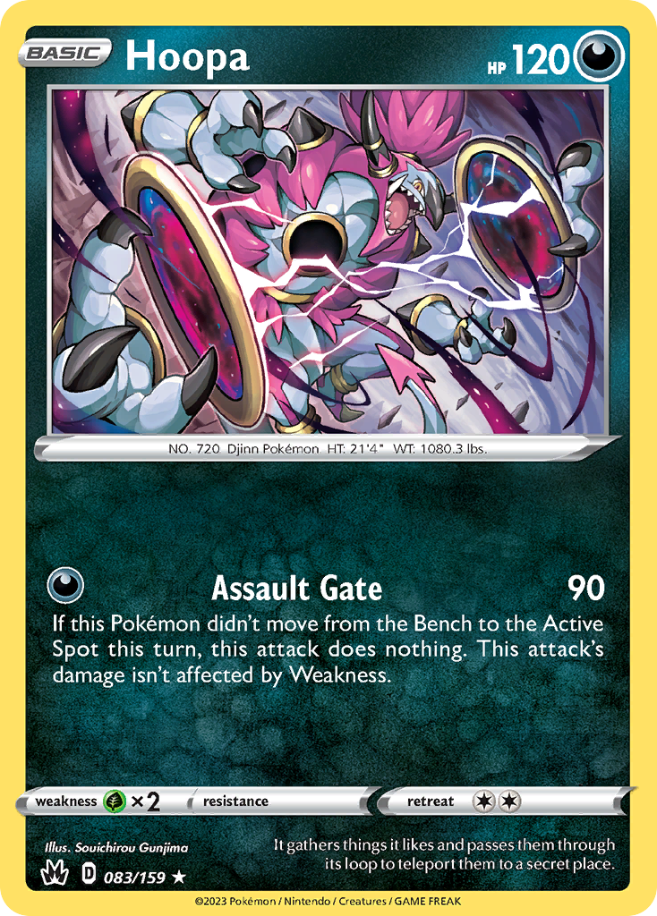 083 Hoopa — Crown Zenith — English