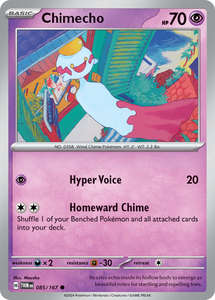 085 Chimecho — Twilight Masquerade — English