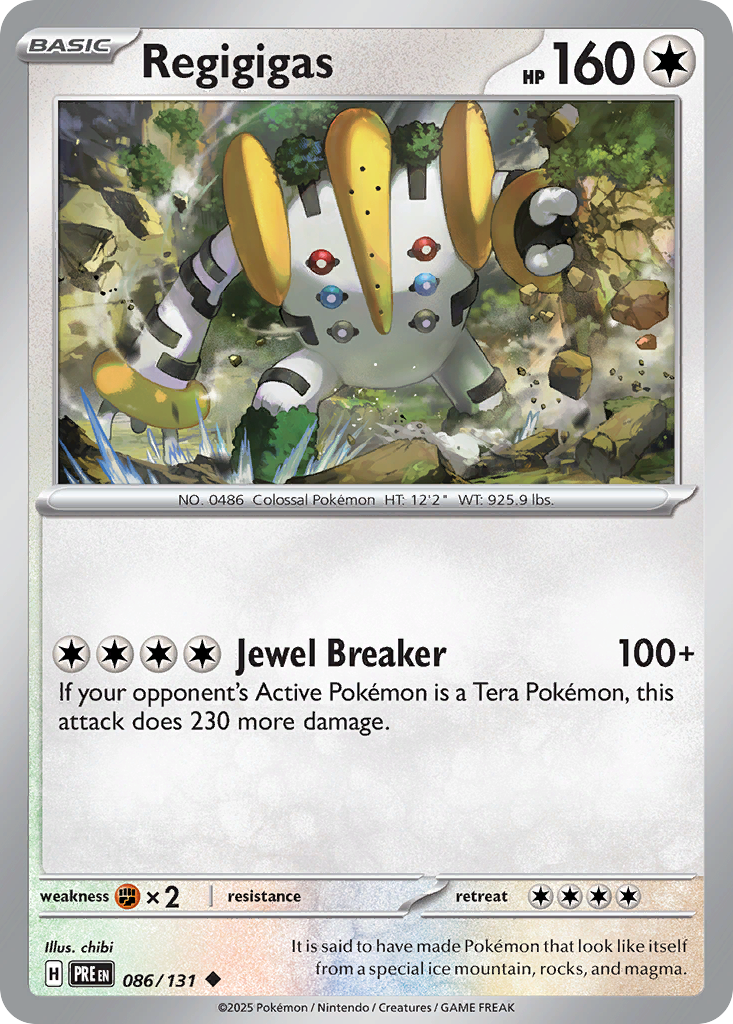 086 Regigigas — Prismatic Evolutions — English