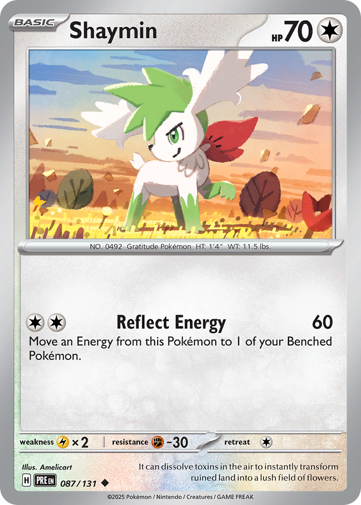 087 Shaymin — Prismatic Evolutions — English
