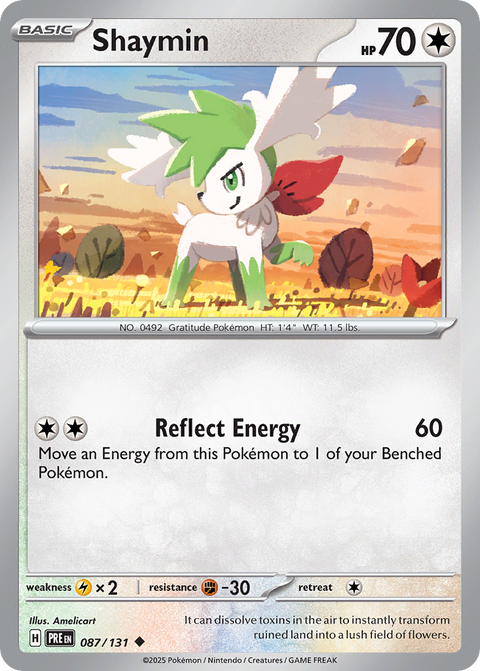 087 Shaymin — Prismatic Evolutions — English