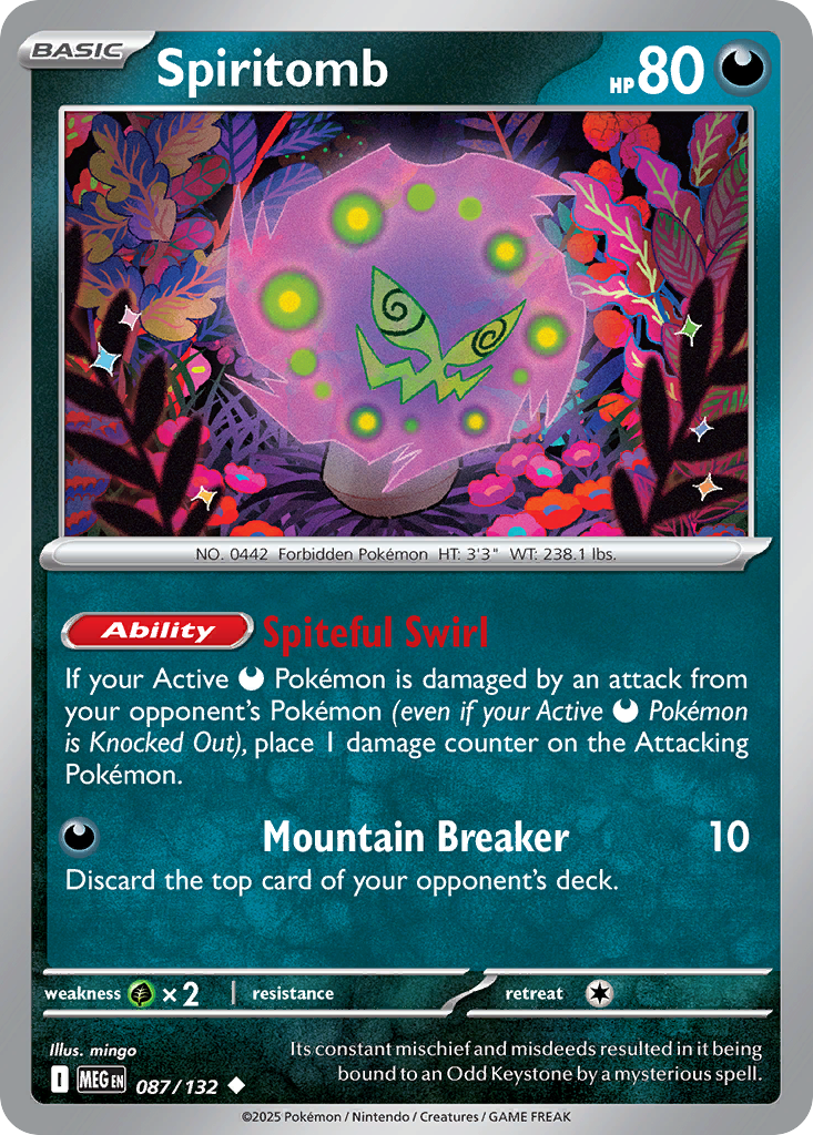 087 Spiritomb — Mega Evolution — English