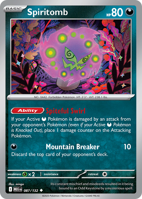 087 Spiritomb — Mega Evolution — English